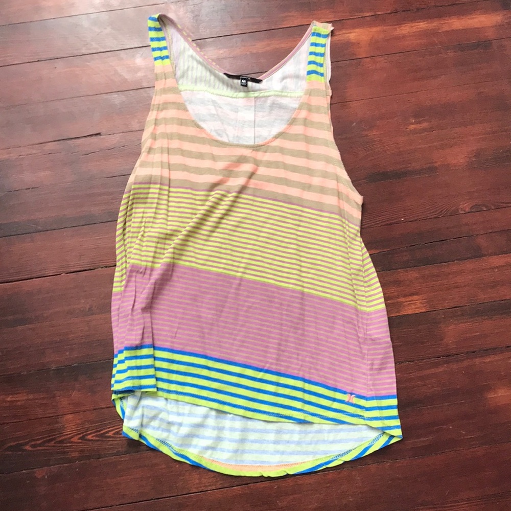 Hurley stripe tank top